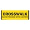 Signmission Crosswalk 16in Non-Slip Floor Marker, 16" x 16", FD-2-C-16-99955 FD-2-C-16-99955 - alternate 1